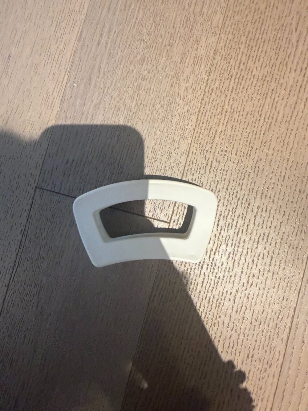 Off White Hair Clip